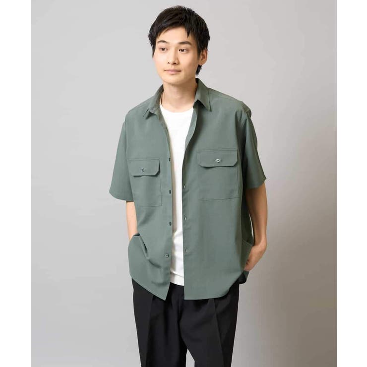 【速乾/イージーケア】Wポケットシャツ【夏リライト】 | a.v.v【MEN】 | 詳細画像17 