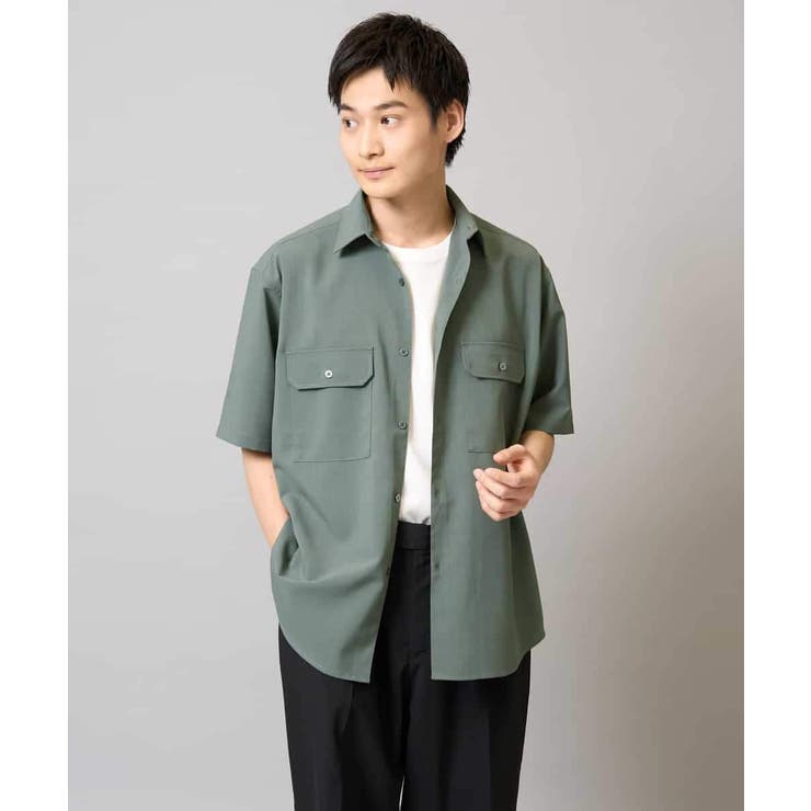 【速乾/イージーケア】Wポケットシャツ【夏リライト】 | a.v.v【MEN】 | 詳細画像18 