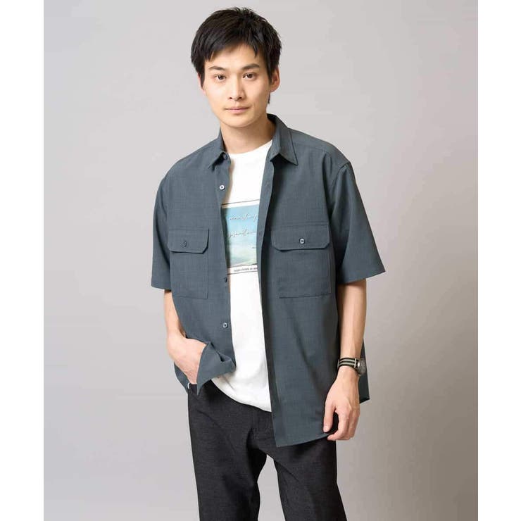 【速乾/イージーケア】Wポケットシャツ【夏リライト】 | a.v.v【MEN】 | 詳細画像19 