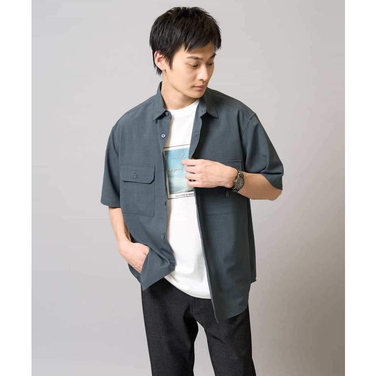 【速乾/イージーケア】Wポケットシャツ【夏リライト】 | a.v.v【MEN】 | 詳細画像20 