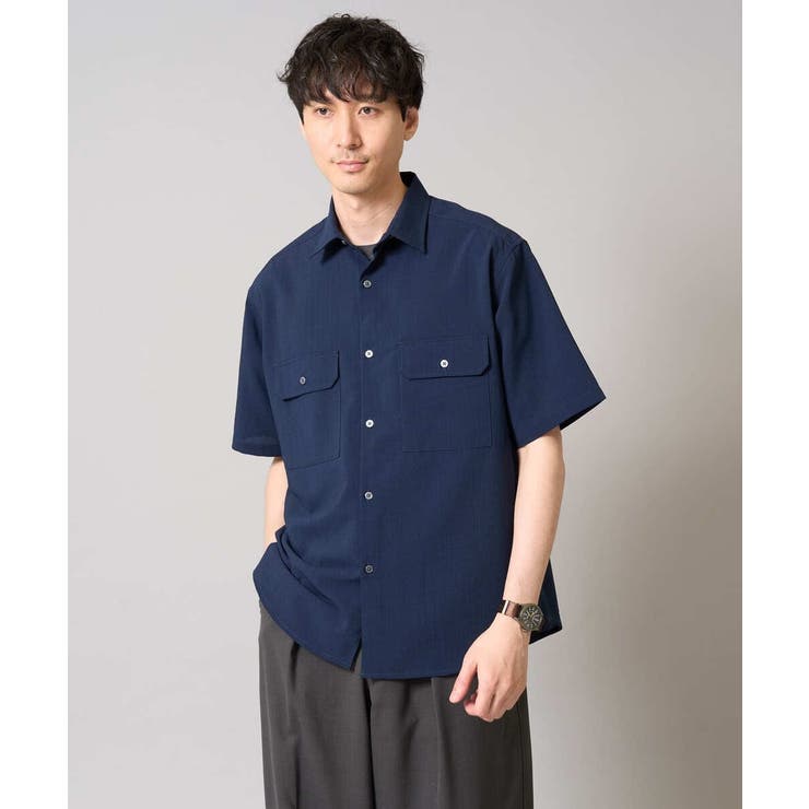 【速乾/イージーケア】Wポケットシャツ【夏リライト】 | a.v.v【MEN】 | 詳細画像21 