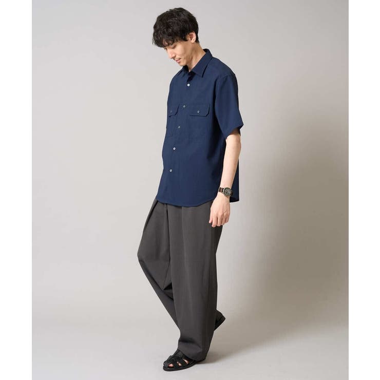 【速乾/イージーケア】Wポケットシャツ【夏リライト】 | a.v.v【MEN】 | 詳細画像4 