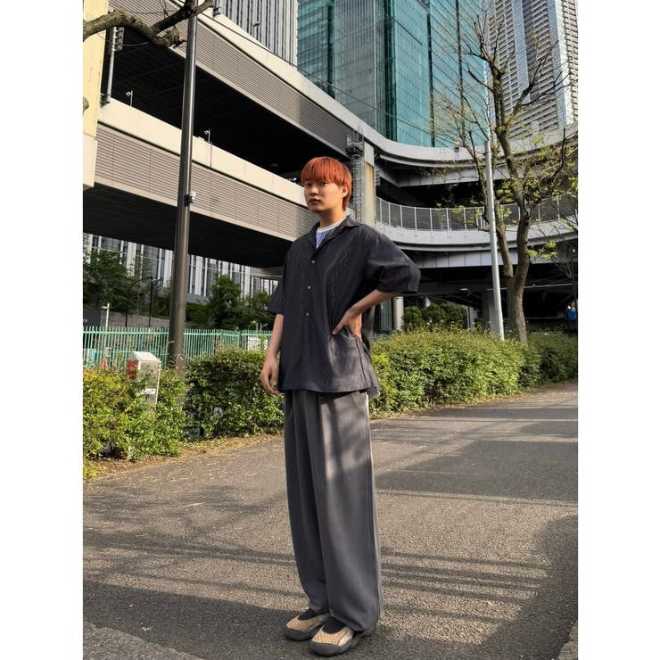 【イージーケア 洗濯機で洗える 毛玉になりにくい】スカシウェーブゴブソデオープン… | a.v.v【MEN】 | 詳細画像10 