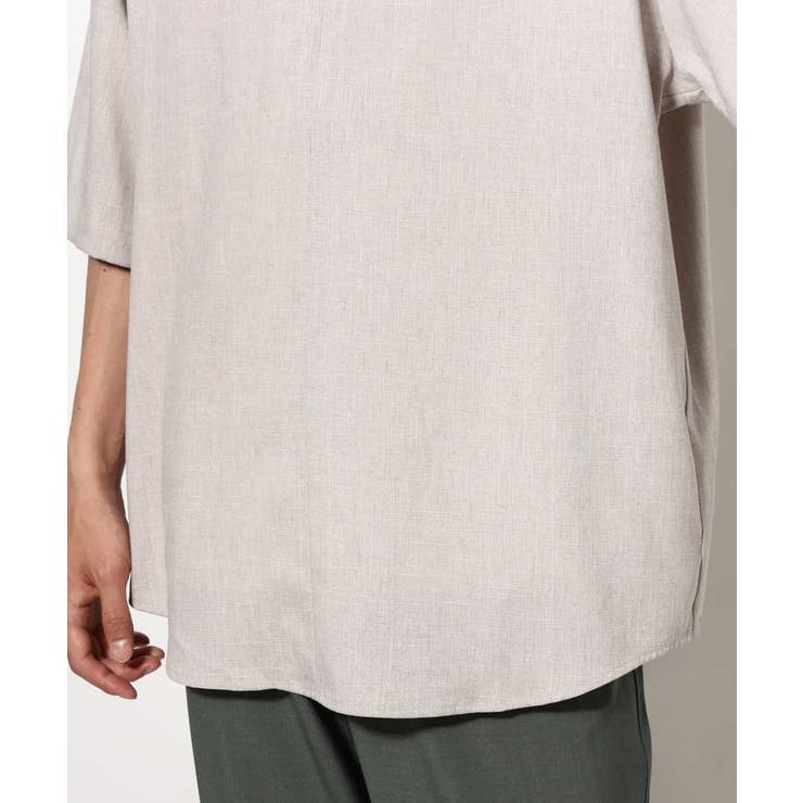 【好印象シャツ】スキッパーシャツプルオーバー 五分袖 | a.v.v【MEN】 | 詳細画像24 