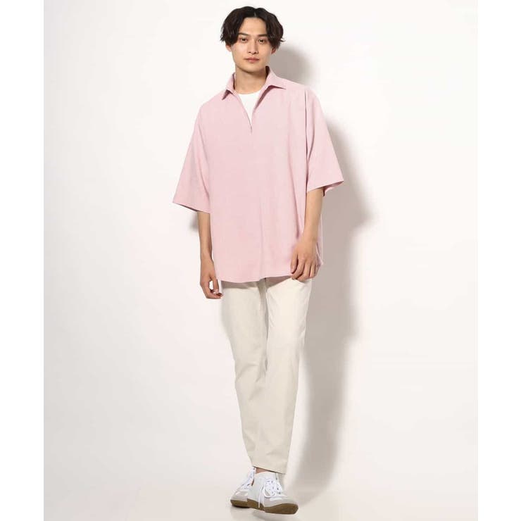 【好印象シャツ】スキッパーシャツプルオーバー 五分袖 | a.v.v【MEN】 | 詳細画像5 