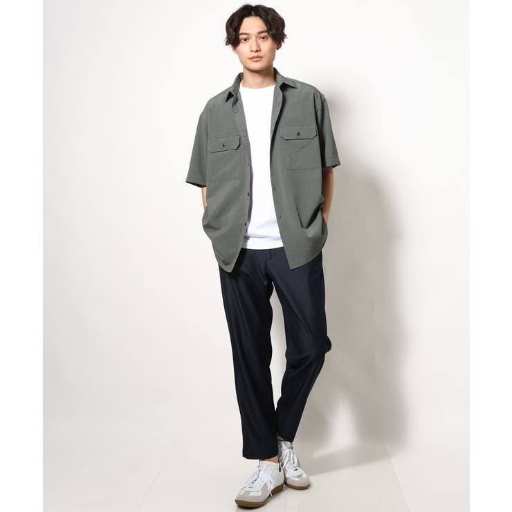 【軽くて涼しい】ダブルポケットシャツ (セットアップ可）リライト シリーズ2 | a.v.v【MEN】 | 詳細画像12 