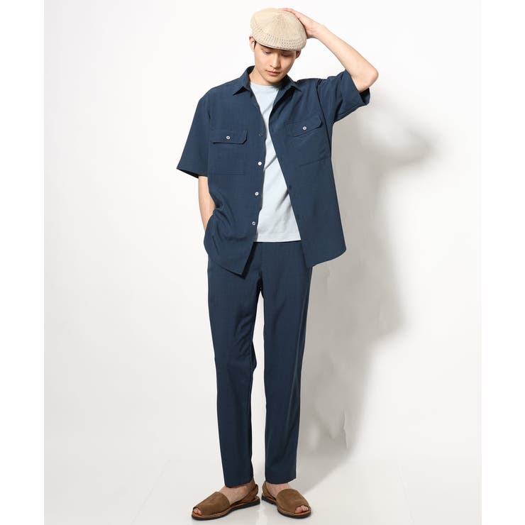 【軽くて涼しい】ダブルポケットシャツ (セットアップ可）リライト シリーズ2 | a.v.v【MEN】 | 詳細画像3 