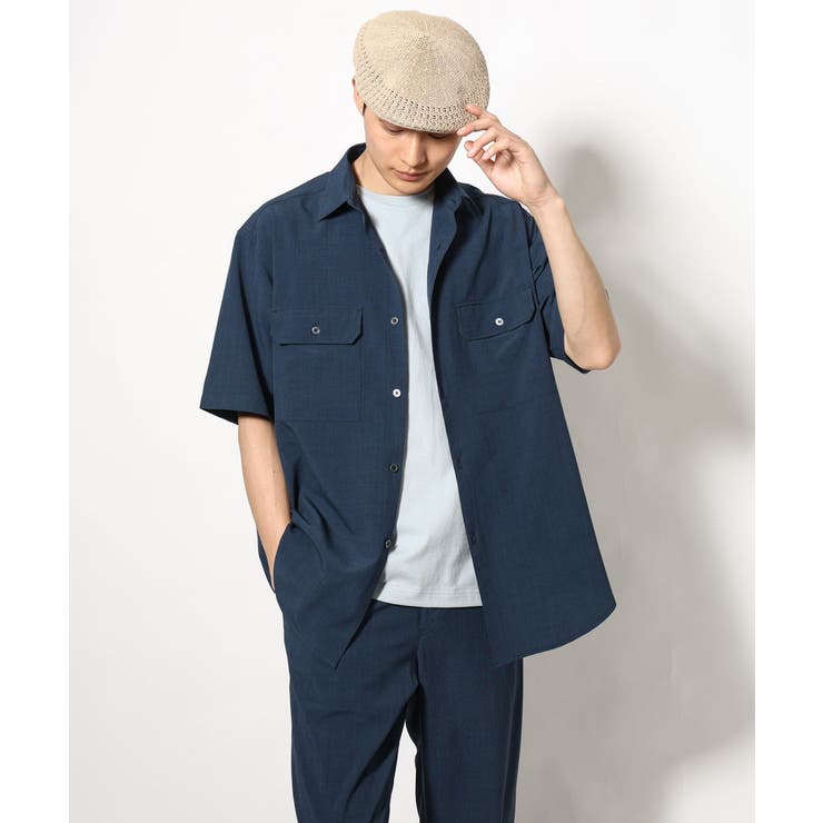 【軽くて涼しい】ダブルポケットシャツ (セットアップ可）リライト シリーズ2 | a.v.v【MEN】 | 詳細画像32 