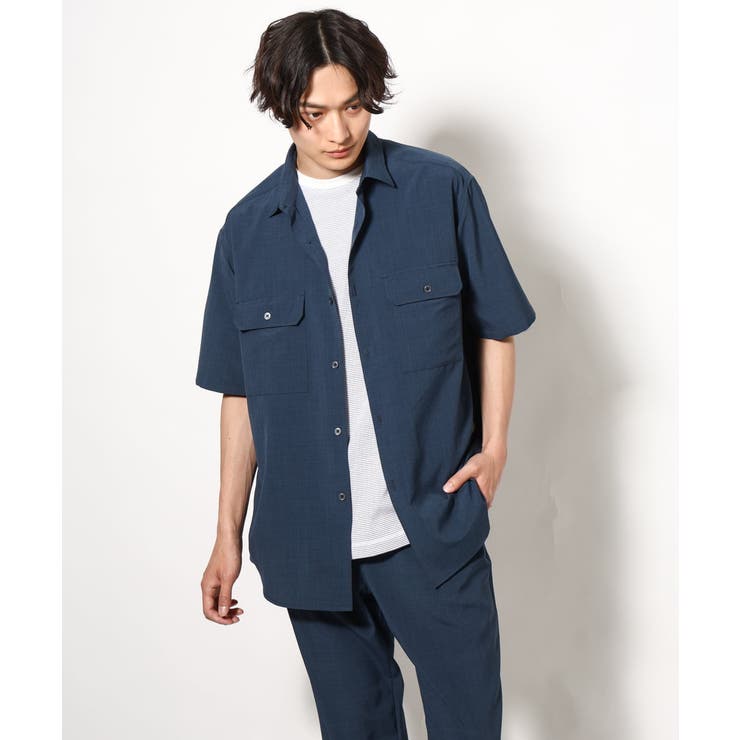 【軽くて涼しい】ダブルポケットシャツ (セットアップ可）リライト シリーズ2 | a.v.v【MEN】 | 詳細画像33 
