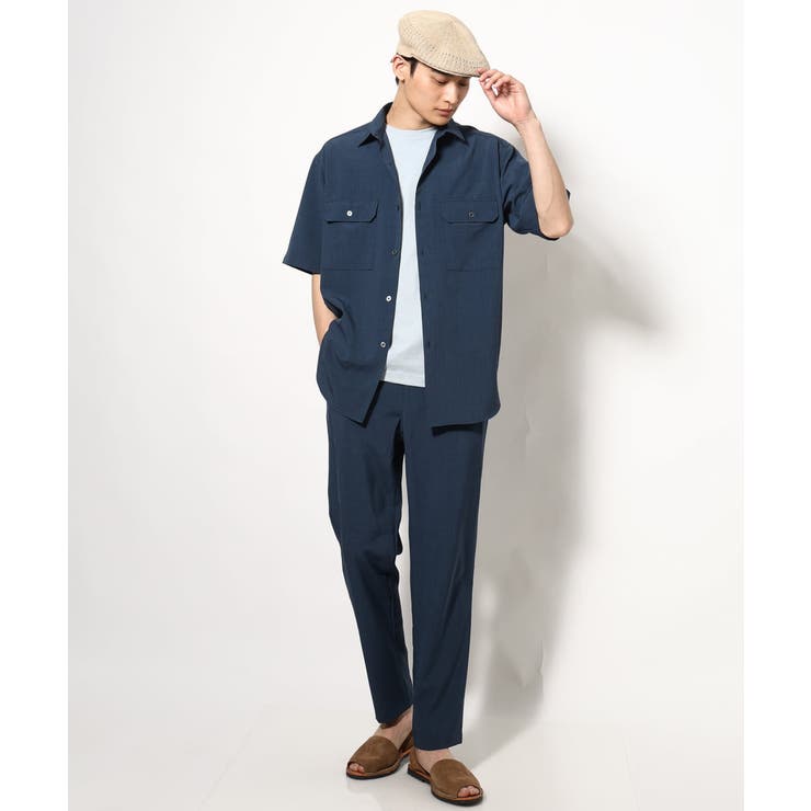 【軽くて涼しい】ダブルポケットシャツ (セットアップ可）リライト シリーズ2 | a.v.v【MEN】 | 詳細画像4 