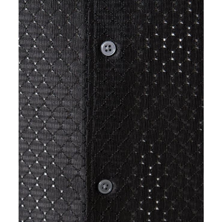 ドットジャカードワイドシルエットシャツ | a.v.v【MEN】 | 詳細画像16 