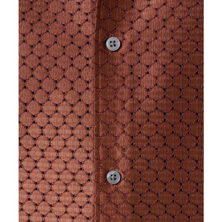 ドットジャカードワイドシルエットシャツ | a.v.v【MEN】 | 詳細画像17 