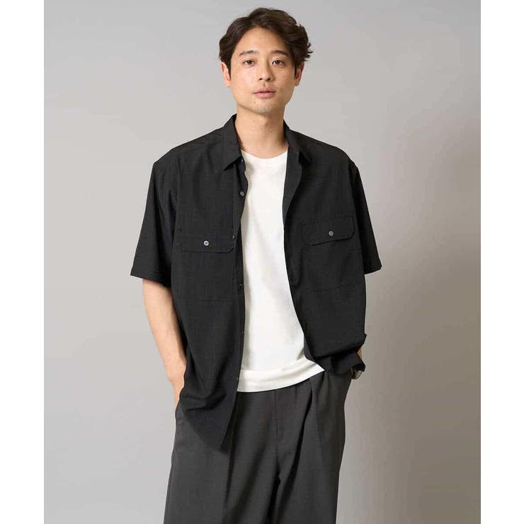 ライトウェイトメランジダブルポケットシャツ | a.v.v【MEN】 | 詳細画像18 