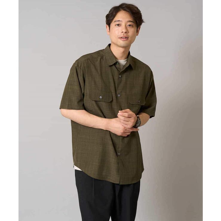 ライトウェイトメランジダブルポケットシャツ | a.v.v【MEN】 | 詳細画像20 