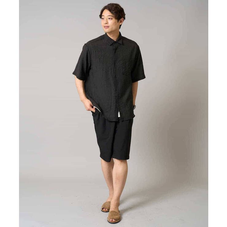 【接触冷感】ワッシャーシアーワイドシルエットシャツ | a.v.v【MEN】 | 詳細画像10 