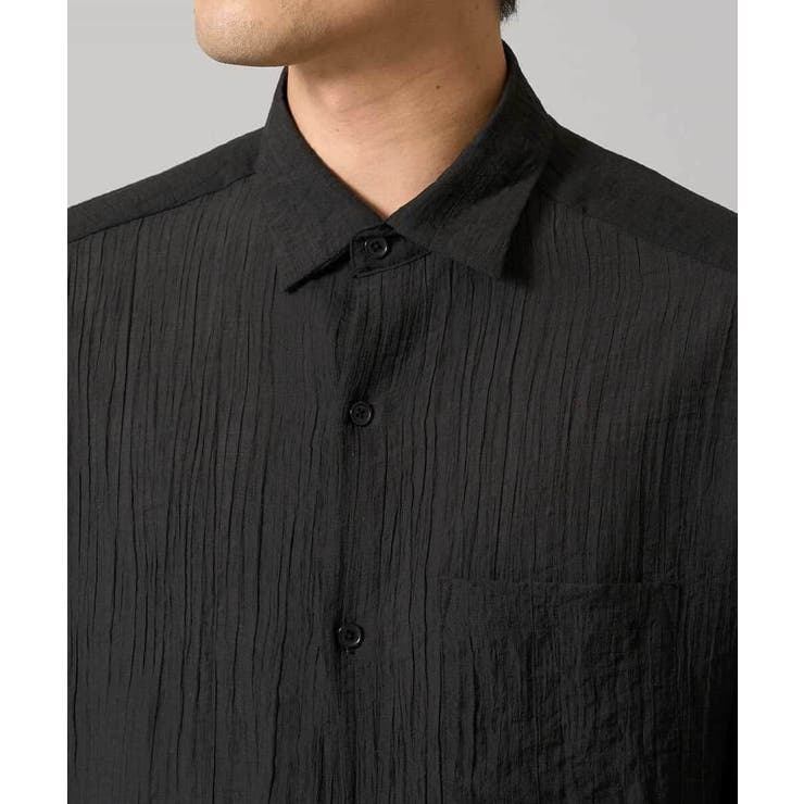 【接触冷感】ワッシャーシアーワイドシルエットシャツ | a.v.v【MEN】 | 詳細画像18 