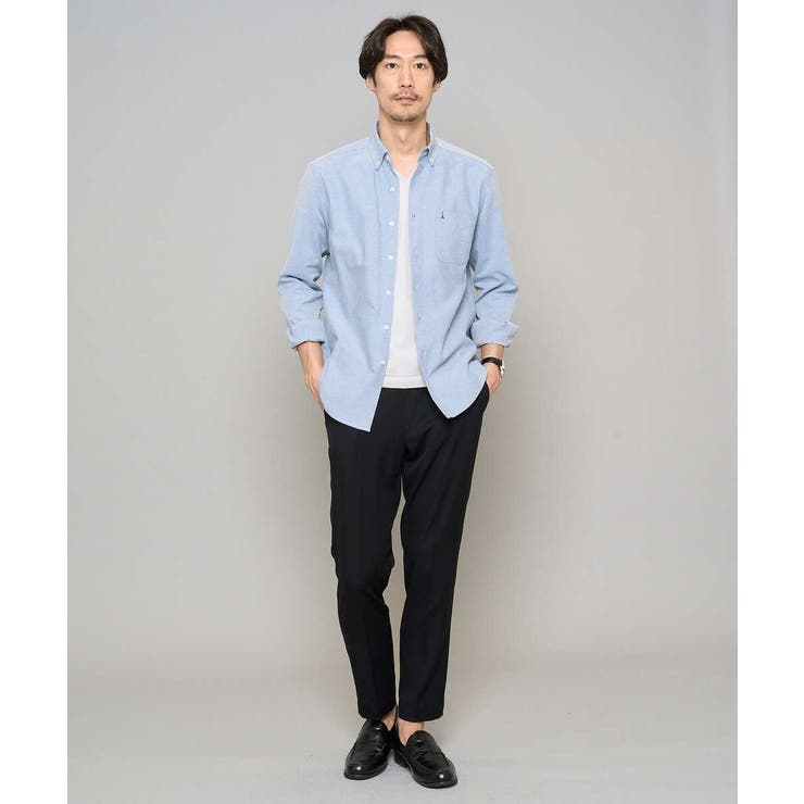 【イージーケア/速乾/毛玉になりにくい】ボタンダウンオックスシャツ | a.v.v【MEN】 | 詳細画像34 