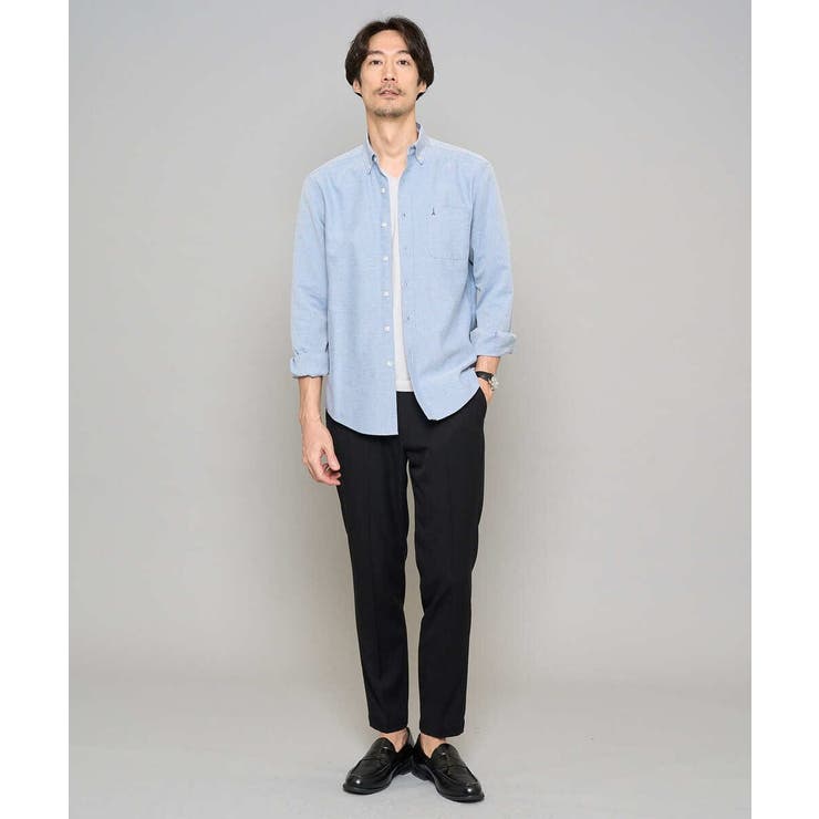 【イージーケア/速乾/毛玉になりにくい】ボタンダウンオックスシャツ | a.v.v【MEN】 | 詳細画像36 