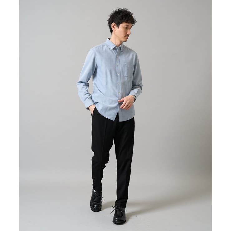 【イージーケア/速乾/毛玉になりにくい】ボタンダウンオックスシャツ | a.v.v【MEN】 | 詳細画像42 