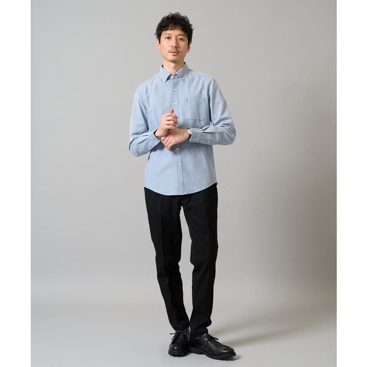 【イージーケア/速乾/毛玉になりにくい】ボタンダウンオックスシャツ | a.v.v【MEN】 | 詳細画像43 