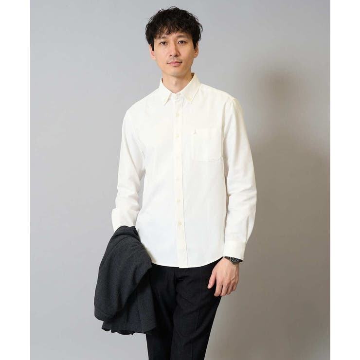 【イージーケア/速乾/毛玉になりにくい】ボタンダウンオックスシャツ | a.v.v【MEN】 | 詳細画像8 