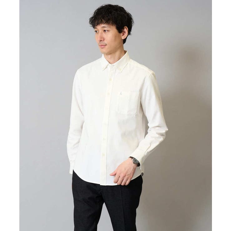 【イージーケア/速乾/毛玉になりにくい】ボタンダウンオックスシャツ | a.v.v【MEN】 | 詳細画像9 