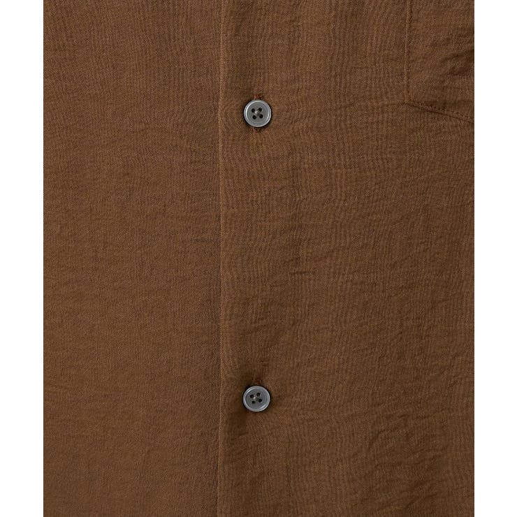 ワッシャーストレッチワイドシルエットシャツ | a.v.v【MEN】 | 詳細画像17 