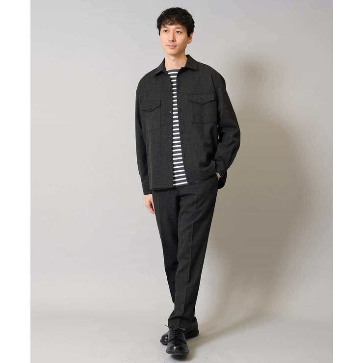 【イージーケア シワになりにくい】ダブルポケットシャツ 秋リライト【洗濯機で洗え… | a.v.v【MEN】 | 詳細画像10 