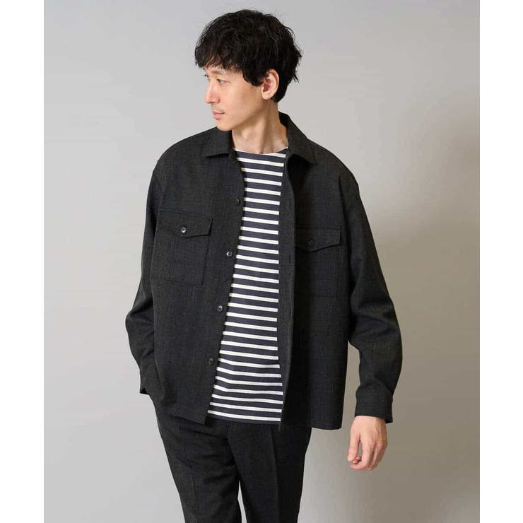 【イージーケア シワになりにくい】ダブルポケットシャツ 秋リライト【洗濯機で洗え… | a.v.v【MEN】 | 詳細画像13 