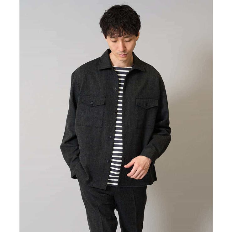 【イージーケア シワになりにくい】ダブルポケットシャツ 秋リライト【洗濯機で洗え… | a.v.v【MEN】 | 詳細画像15 