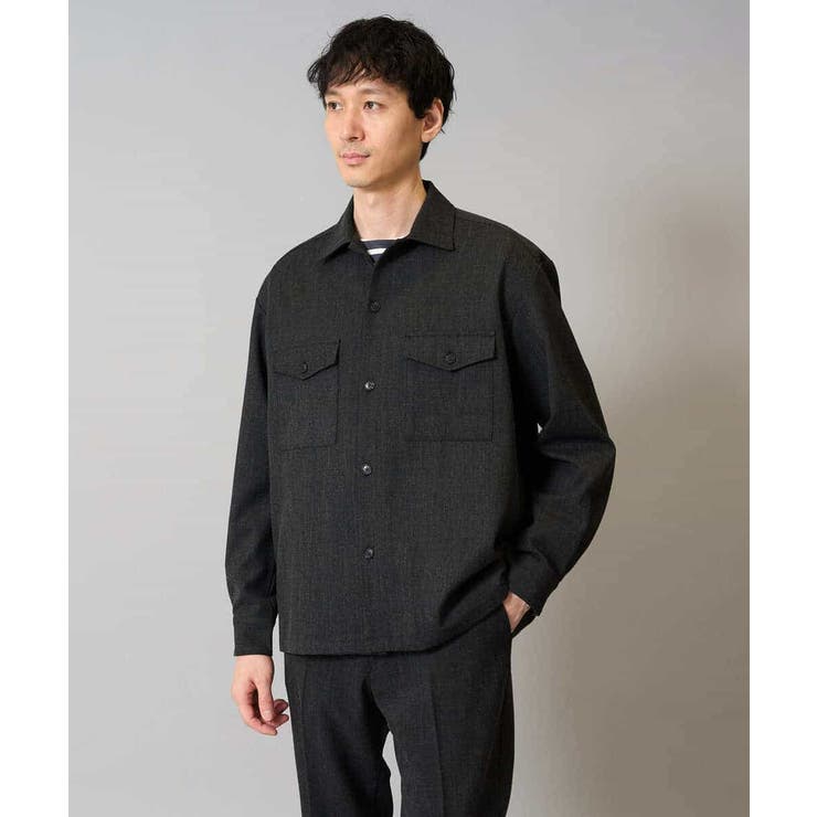 【イージーケア シワになりにくい】ダブルポケットシャツ 秋リライト【洗濯機で洗え… | a.v.v【MEN】 | 詳細画像16 