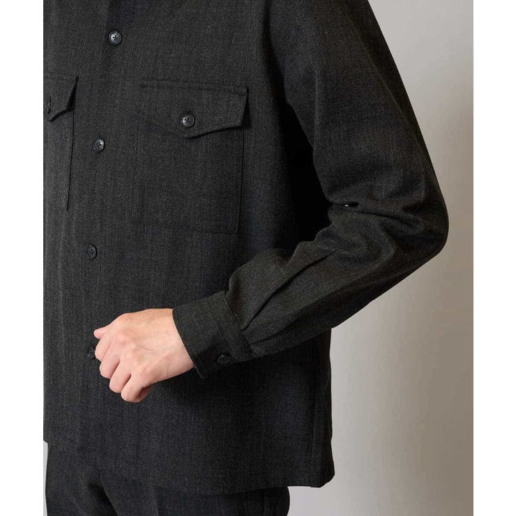 【イージーケア シワになりにくい】ダブルポケットシャツ 秋リライト【洗濯機で洗え… | a.v.v【MEN】 | 詳細画像21 