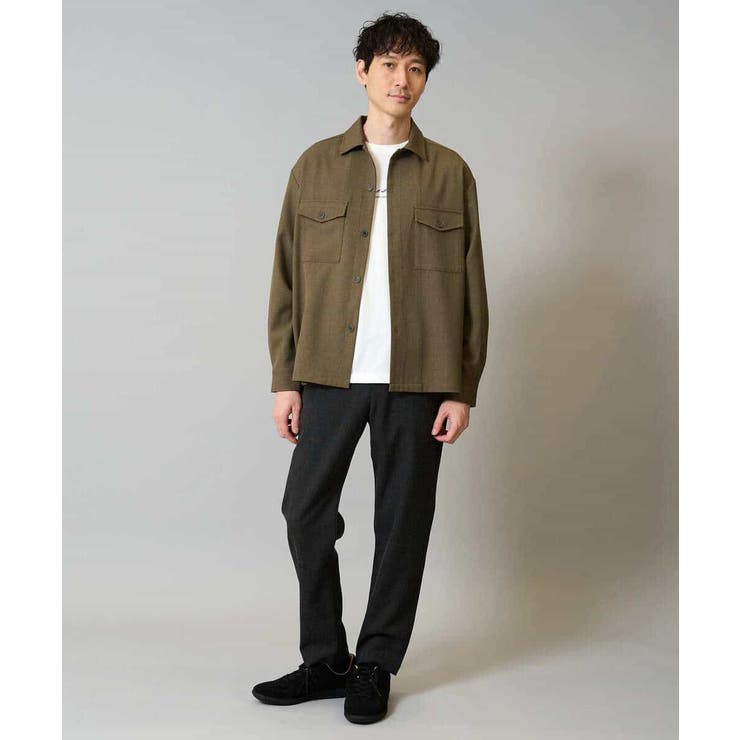 【イージーケア シワになりにくい】ダブルポケットシャツ 秋リライト【洗濯機で洗え… | a.v.v【MEN】 | 詳細画像3 