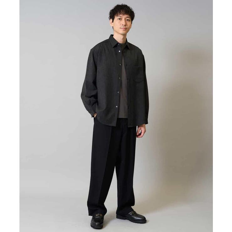 【イージーケア シワになりにくい】ワイドシルエットシャツ 秋リライト【洗濯機で洗… | a.v.v【MEN】 | 詳細画像11 