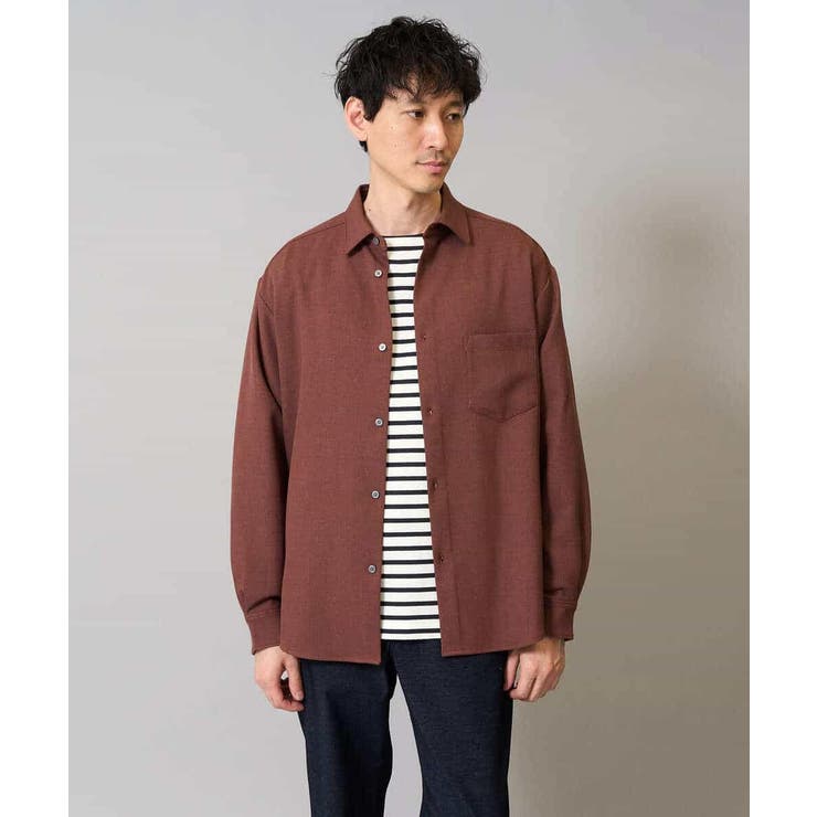 【イージーケア シワになりにくい】ワイドシルエットシャツ 秋リライト【洗濯機で洗… | a.v.v【MEN】 | 詳細画像16 