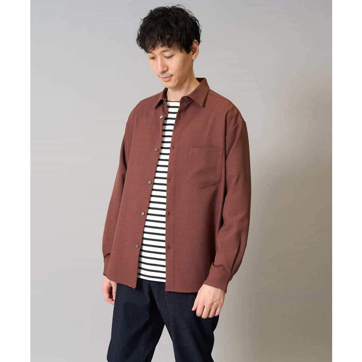 【イージーケア シワになりにくい】ワイドシルエットシャツ 秋リライト【洗濯機で洗… | a.v.v【MEN】 | 詳細画像17 