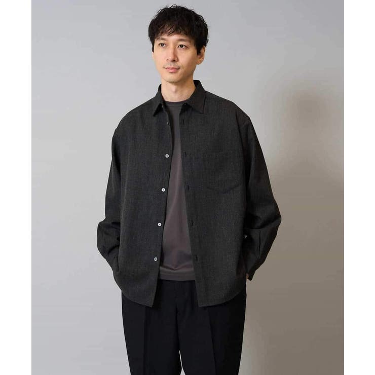 【イージーケア シワになりにくい】ワイドシルエットシャツ 秋リライト【洗濯機で洗… | a.v.v【MEN】 | 詳細画像21 