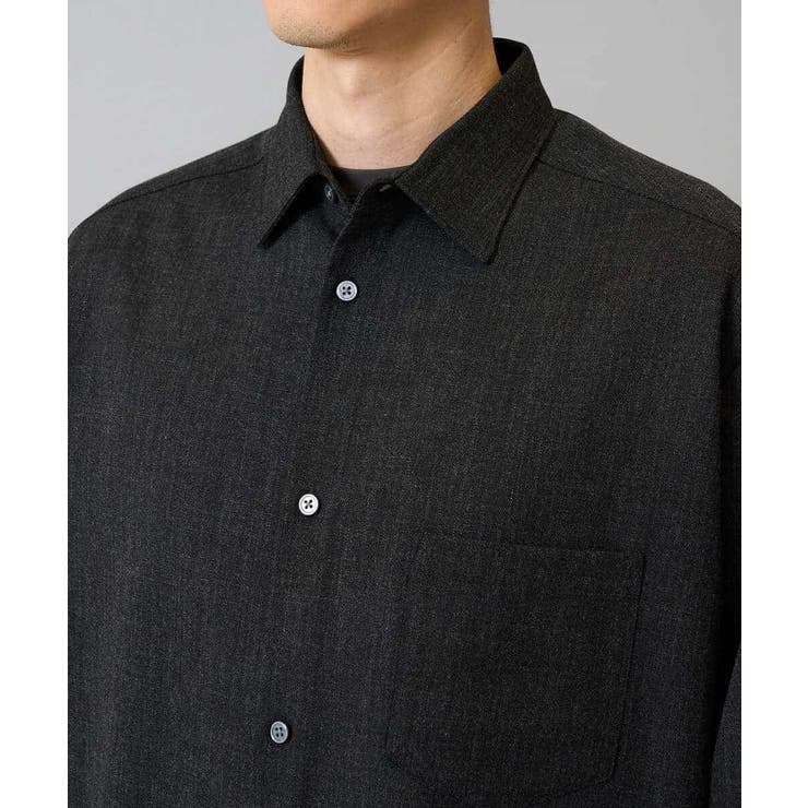 【イージーケア シワになりにくい】ワイドシルエットシャツ 秋リライト【洗濯機で洗… | a.v.v【MEN】 | 詳細画像26 