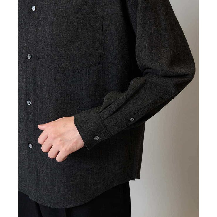 【イージーケア シワになりにくい】ワイドシルエットシャツ 秋リライト【洗濯機で洗… | a.v.v【MEN】 | 詳細画像27 