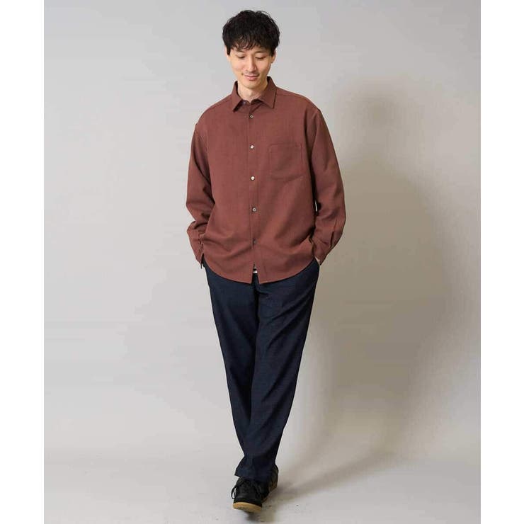 【イージーケア シワになりにくい】ワイドシルエットシャツ 秋リライト【洗濯機で洗… | a.v.v【MEN】 | 詳細画像4 