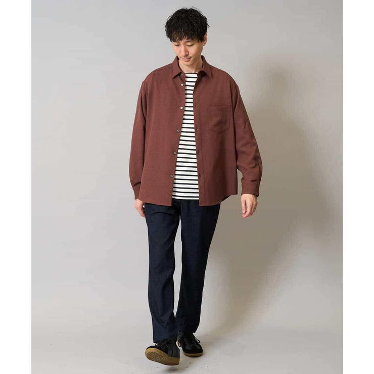 【イージーケア シワになりにくい】ワイドシルエットシャツ 秋リライト【洗濯機で洗… | a.v.v【MEN】 | 詳細画像7 