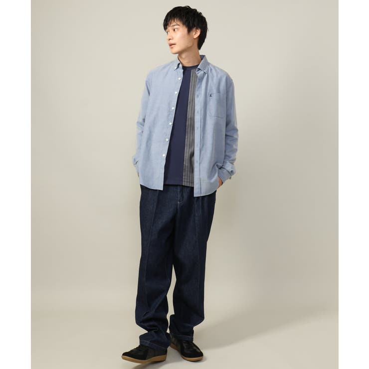 【累計2万枚販売】エッフェル塔刺繍オックスボタンダウンシャツ | a.v.v【MEN】 | 詳細画像17 