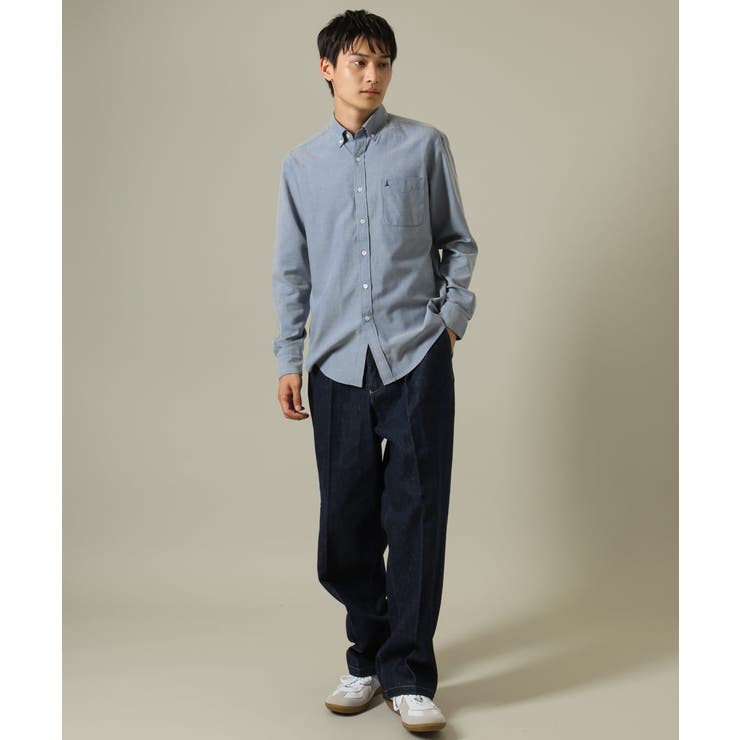 【累計2万枚販売】エッフェル塔刺繍オックスボタンダウンシャツ | a.v.v【MEN】 | 詳細画像19 