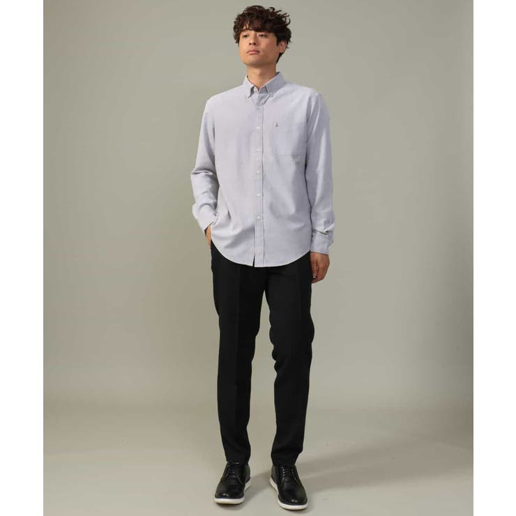 【累計2万枚販売】エッフェル塔刺繍オックスボタンダウンシャツ | a.v.v【MEN】 | 詳細画像2 