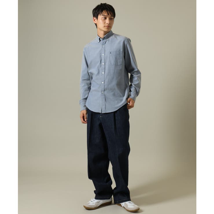 【累計2万枚販売】エッフェル塔刺繍オックスボタンダウンシャツ | a.v.v【MEN】 | 詳細画像21 