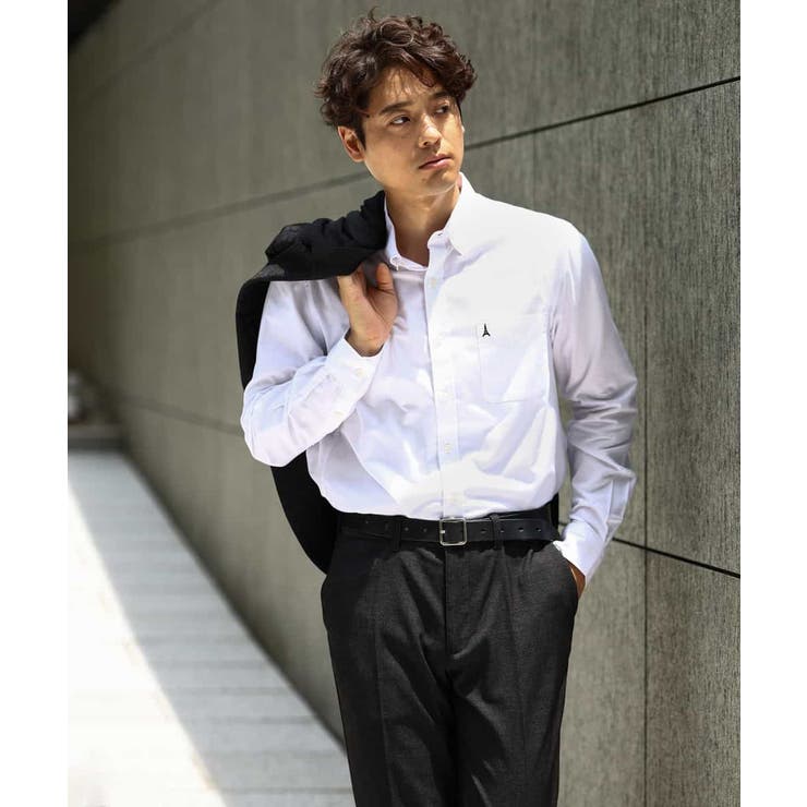 【累計2万枚販売】エッフェル塔刺繍オックスボタンダウンシャツ | a.v.v【MEN】 | 詳細画像23 