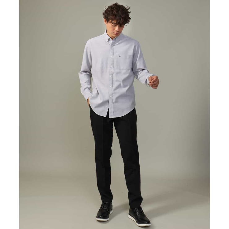 【累計2万枚販売】エッフェル塔刺繍オックスボタンダウンシャツ | a.v.v【MEN】 | 詳細画像3 