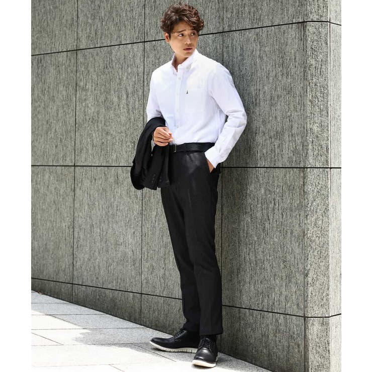 【累計2万枚販売】エッフェル塔刺繍オックスボタンダウンシャツ | a.v.v【MEN】 | 詳細画像4 