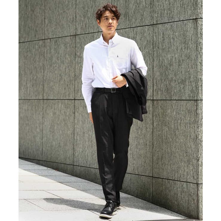 【累計2万枚販売】エッフェル塔刺繍オックスボタンダウンシャツ | a.v.v【MEN】 | 詳細画像6 