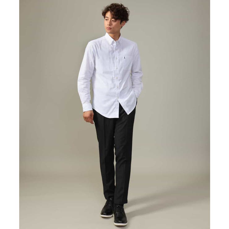 【累計2万枚販売】エッフェル塔刺繍オックスボタンダウンシャツ | a.v.v【MEN】 | 詳細画像9 